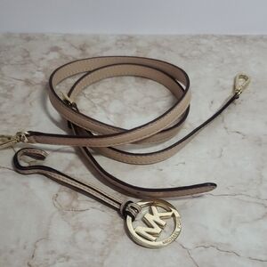 Michael Kors Beige Tan Leather Strap